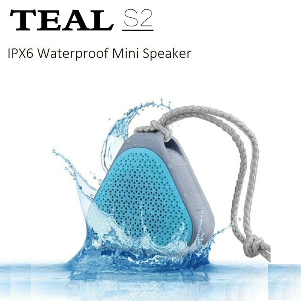 TEAL W King S2 IPX6 Водонепроницаемый портативный мини Bluetooth беспроводной душевой