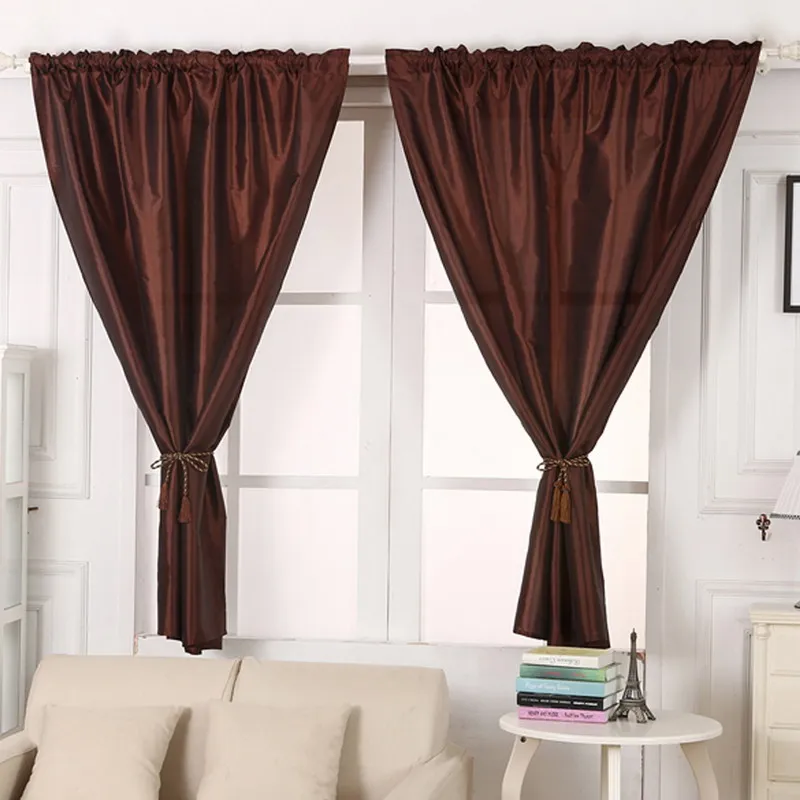 Eco friendly 190cm x 130cm Blackout Thermal Solid Window Curtai curtain