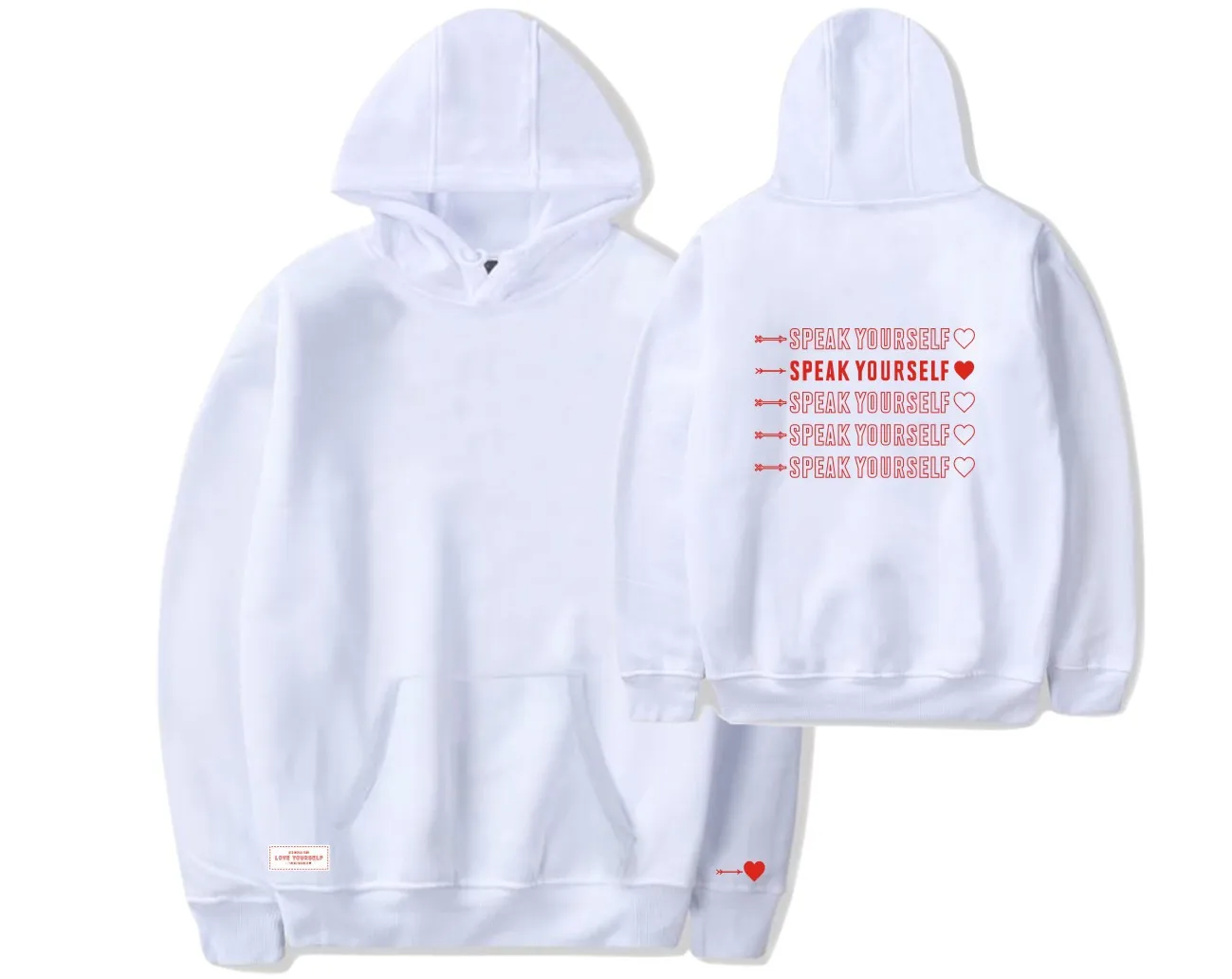 

New arrival Album Speak-yourself Hooded Sweatshirt kpop Bangtan Boys Jungkook pullover hoodies Korean clothes streetwear top