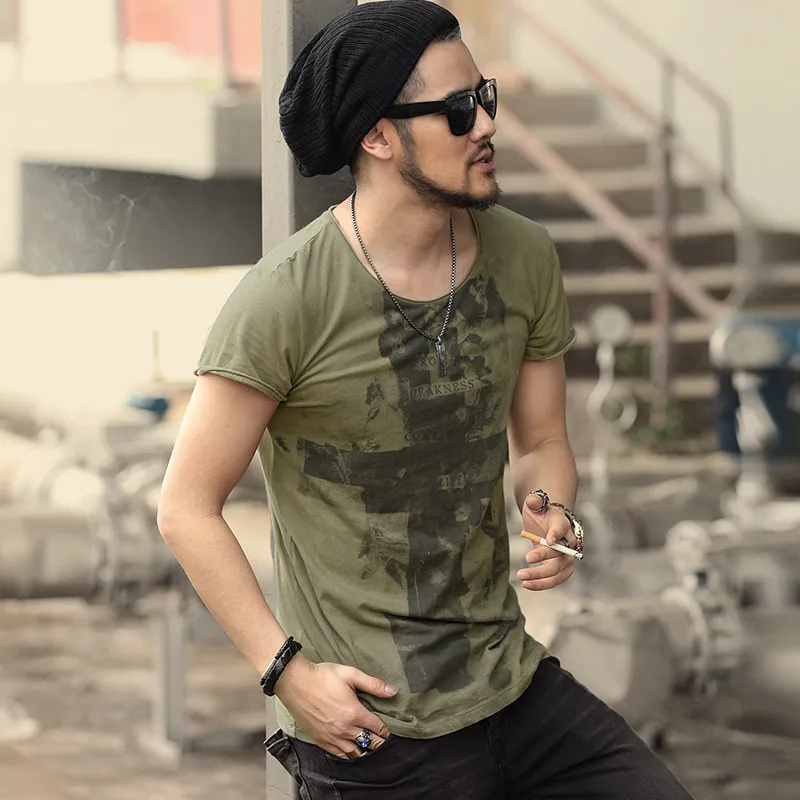 

2018 Men Newest Fashion Cool Printed T-Shirt Summer Hip Hop Short Sleeve Tee Tops Clothing Men Casual Fashion Hot Sale T-shirt