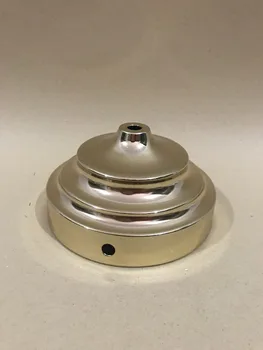 

Free shipping diy table lamp sharp base two colors with 10mm central hole fold edge for table lamp home /wedding decoration