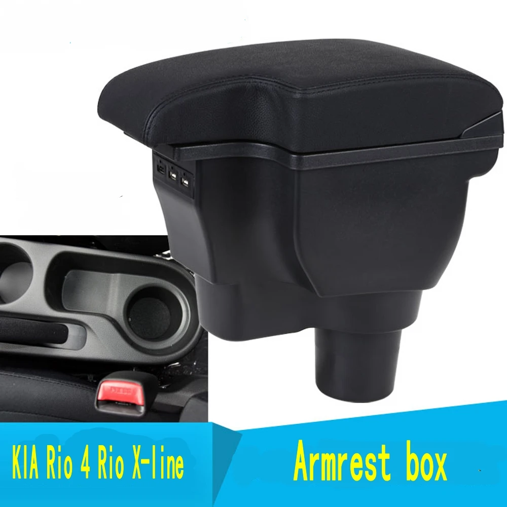 

For KIA Rio 4 Rio X-line armrest box central Store content box car-styling accessories