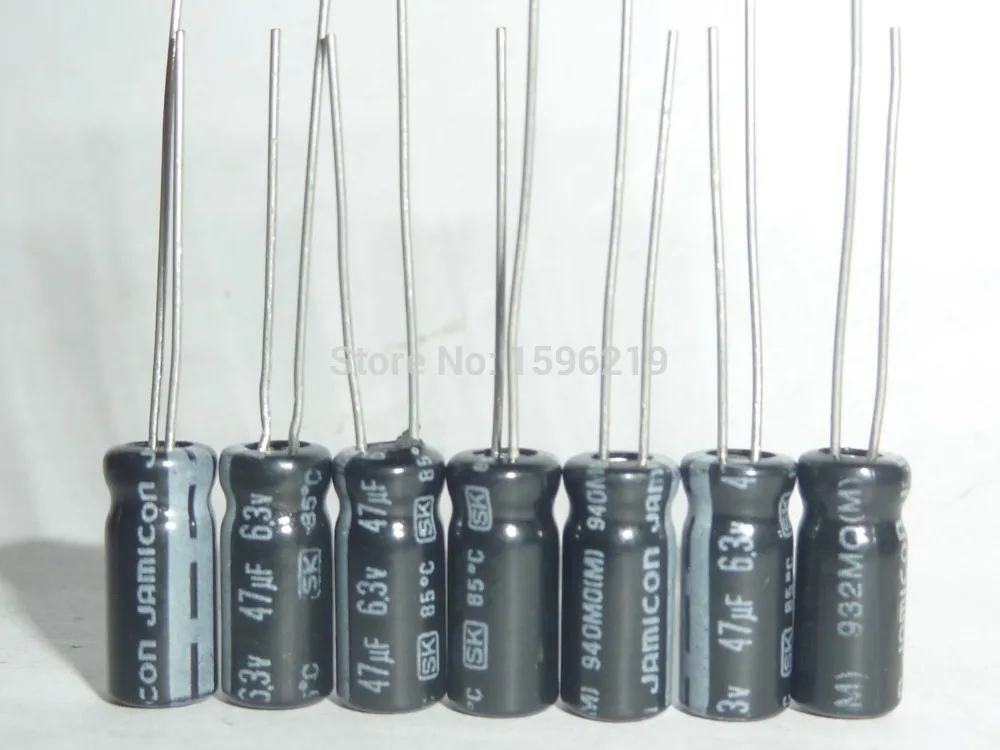 20pcs 47uF 6.3V JAMICON SK Series 5x11mm High Quality 6.3V47uF Aluminum