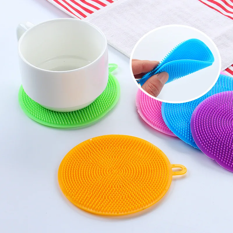 3 шт./лот Magic силиконовый чистящий посудомоечный кисти чаша Кухня для мытья посуды губка для мытья посуды товары для дома, кухни, аксессуары
