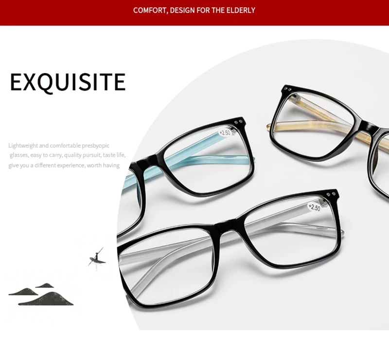 TOEXPLORE ore Модные мужские и женские очки для чтения рамка винтажные Ретро квадратные Оптические Портативные пресбиопические очки для панренда оптом