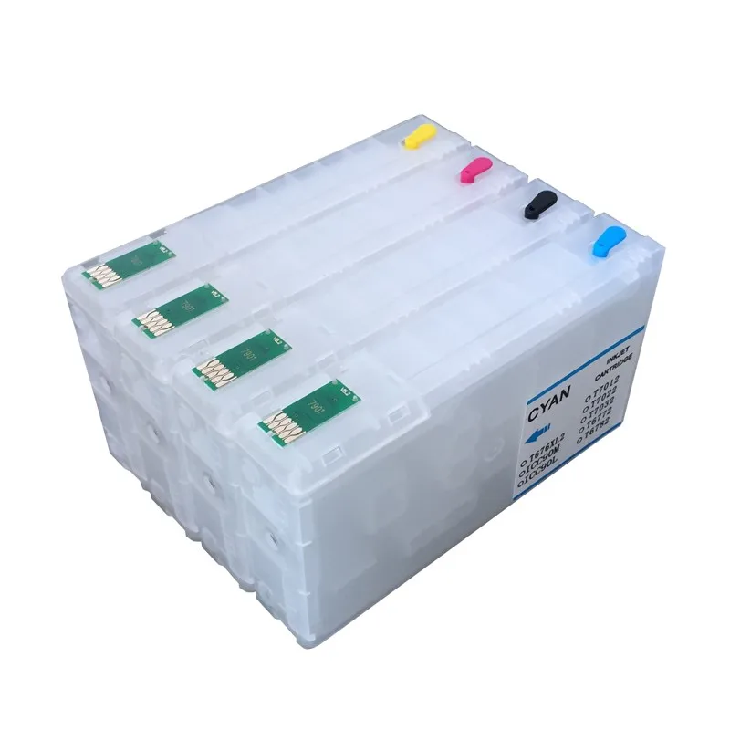 

for EPSON WF-4630 WF-4640 WF-5110 WF-5190 WF-5620 WF-5690 Refillable cartridge with one time chip T7861 T7862 T7863 T7864