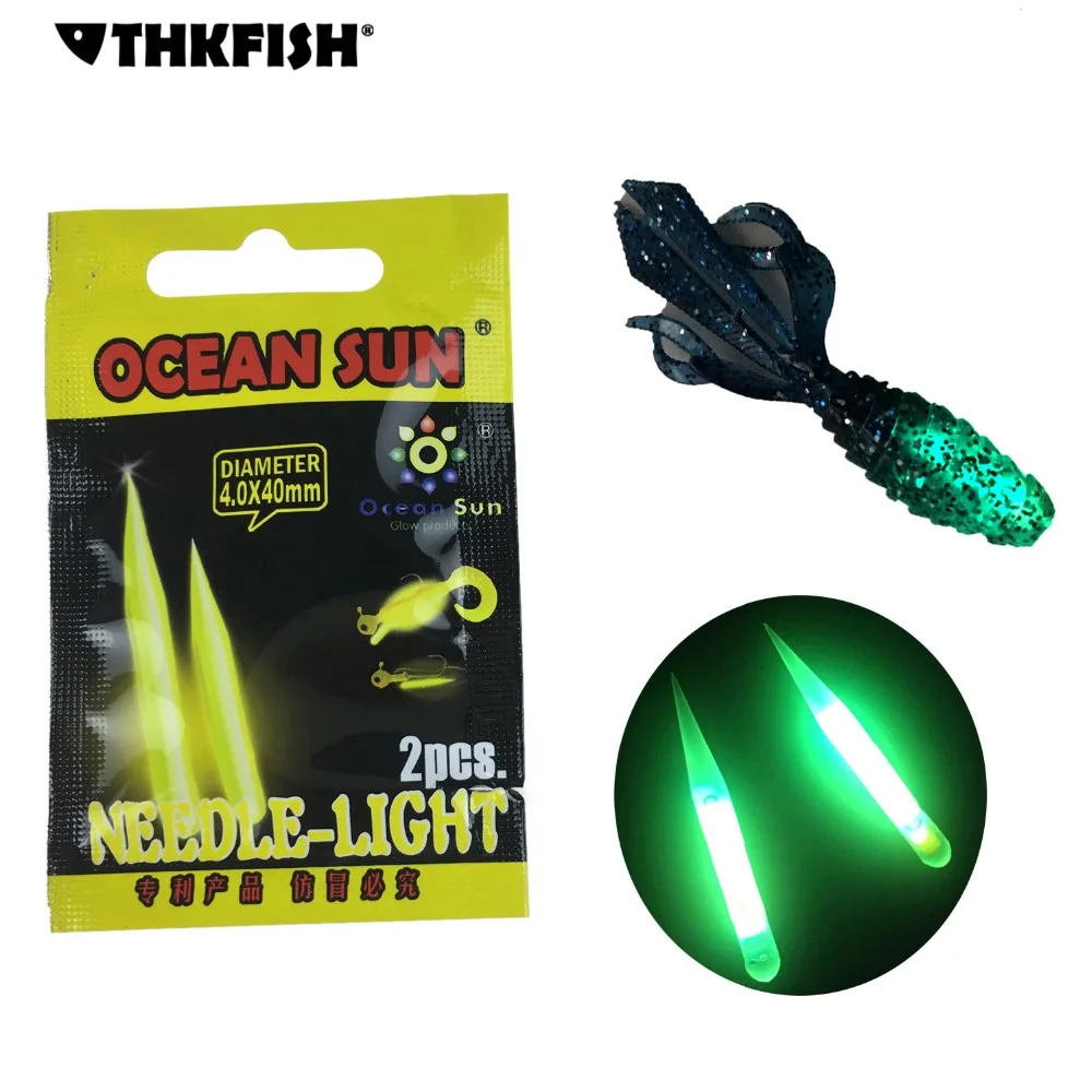 20pcs(10bag) Glow Sticks For Carp Fishing Lures Soft Bait Luminous