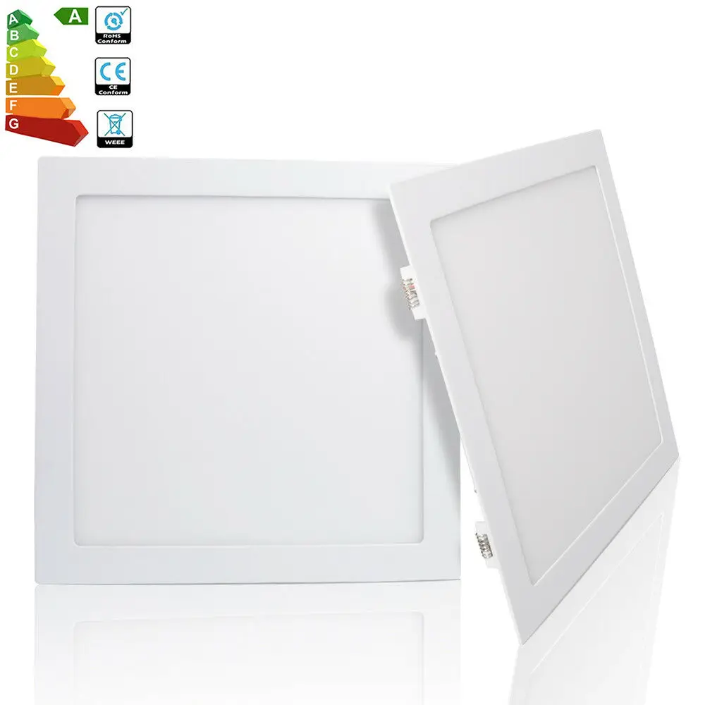 

Ultra-thin LED Panel Downlight Panel Light Square LED Ceiling Recessed Surface Mounted LED lamp 6W/12W/18W/25W
