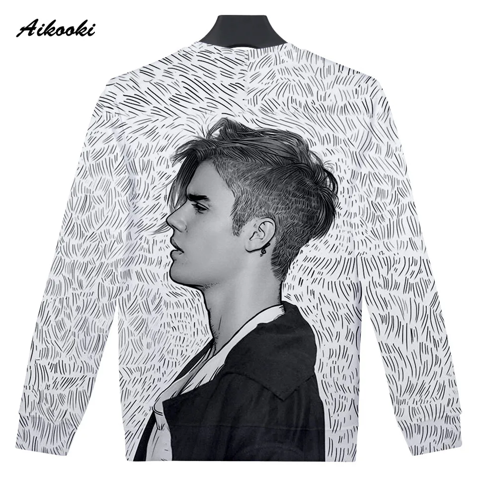 2019 idol Justin Bieber 3D Sweatshirt Men/Women Hoodies 3D Print Music Fans Polluvers Boys/Girls Sweatshirts Spring Thin Tops