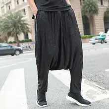 Европа и США Весна-Осень мужские черные Большие размеры повседневные низкая-класс молнии штаны с низкой посадкой/L-XXXL