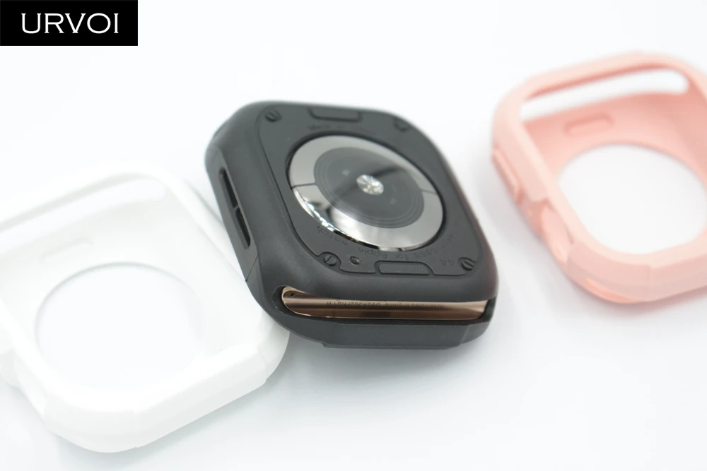 Чехол URVOI из ТПУ с полным покрытием для Apple Watch series 6 SE 5 4 Жесткая Броня жесткая