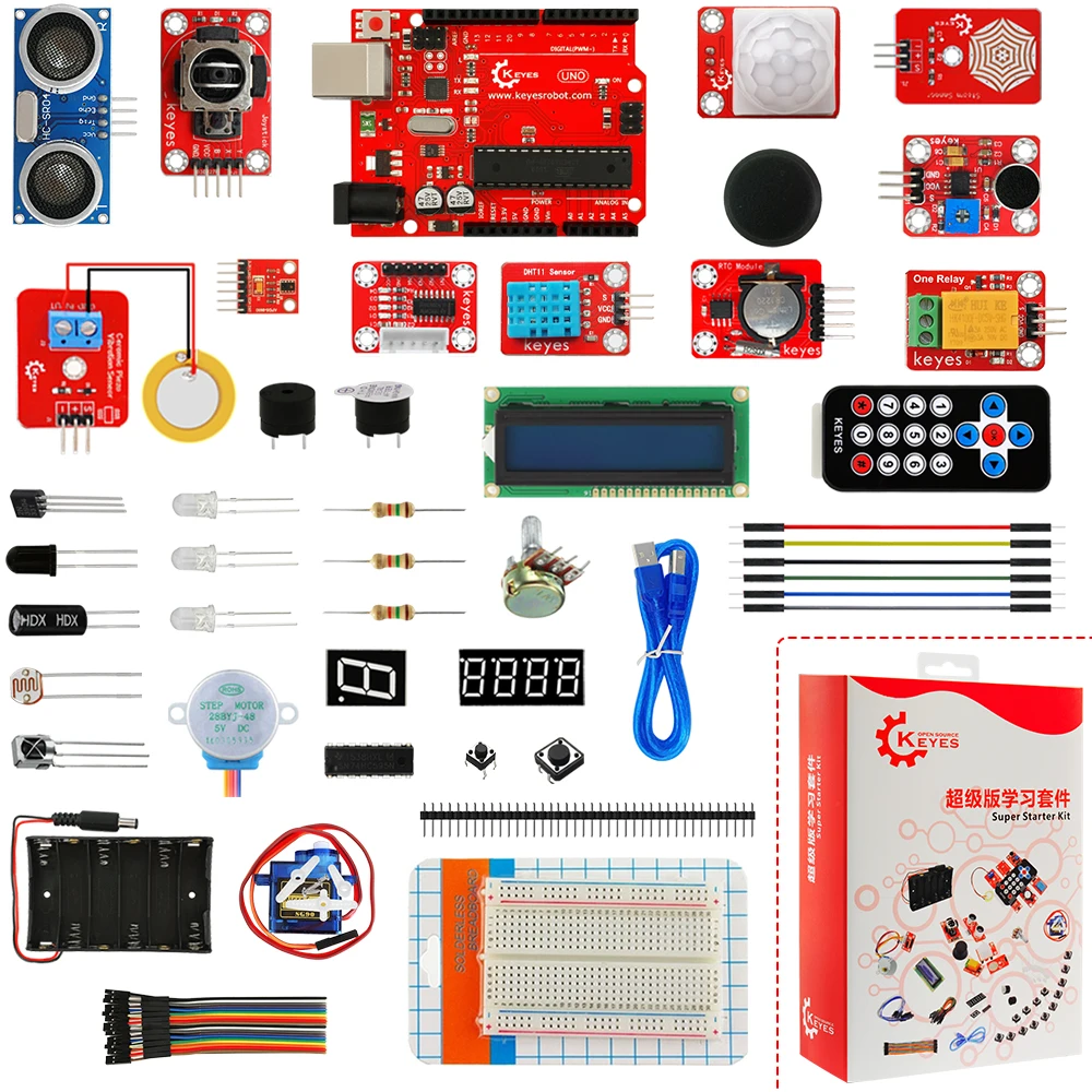 

KEYES Super Starter Kit FOR ARDUINO UNO R3 Development Board
