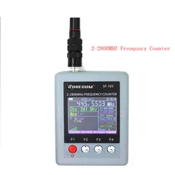 Новый Surrecom SF-103 2-2800 МГц Частотный метр Портативный частотомер радиочастоты для DMR аналоговый двухсторонний радио SF103
