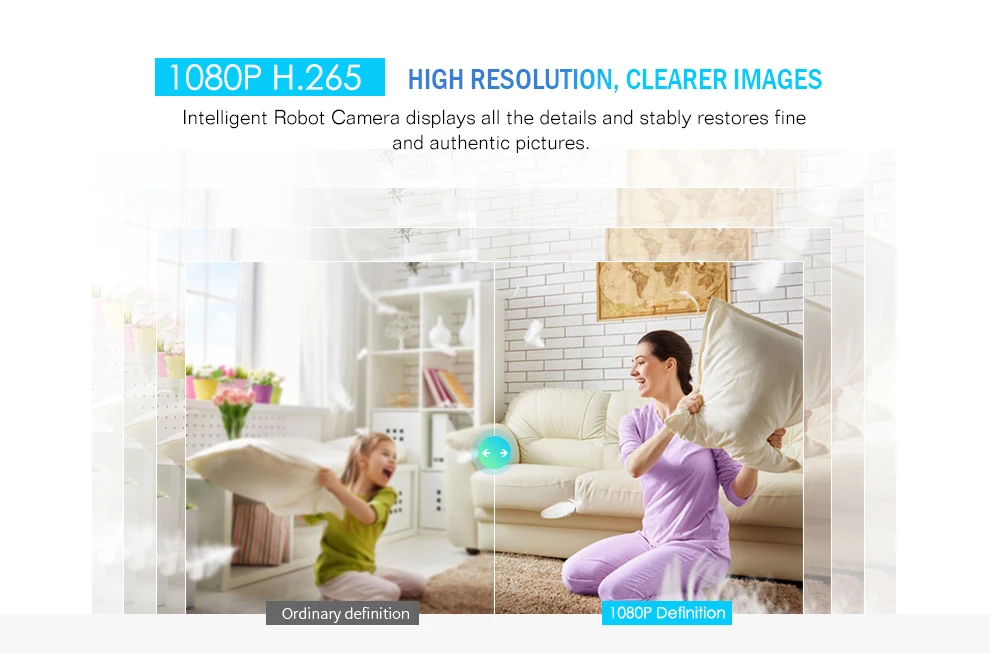 Wistino CCTV WiFi IP Camera HD 1080P Mini Wireless Video Baby Monitor P2P Indoor Security Smart Home IR Night Vision H2.265 V380 (3)