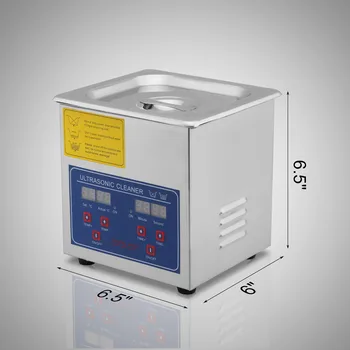 

1.3 L Ultrasonic Cleaner with Professional Stainless Steel Heater Timer Bracket Jewelry