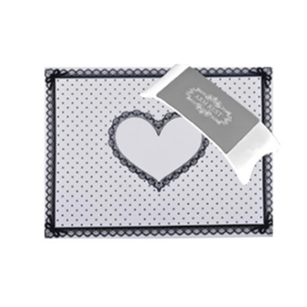 

TOP SALE Heart Nail Art Pad Silicone Hand Holder Cushion Lace Flower Table Mat Arm Rest Foldable Manicure Nail Tools