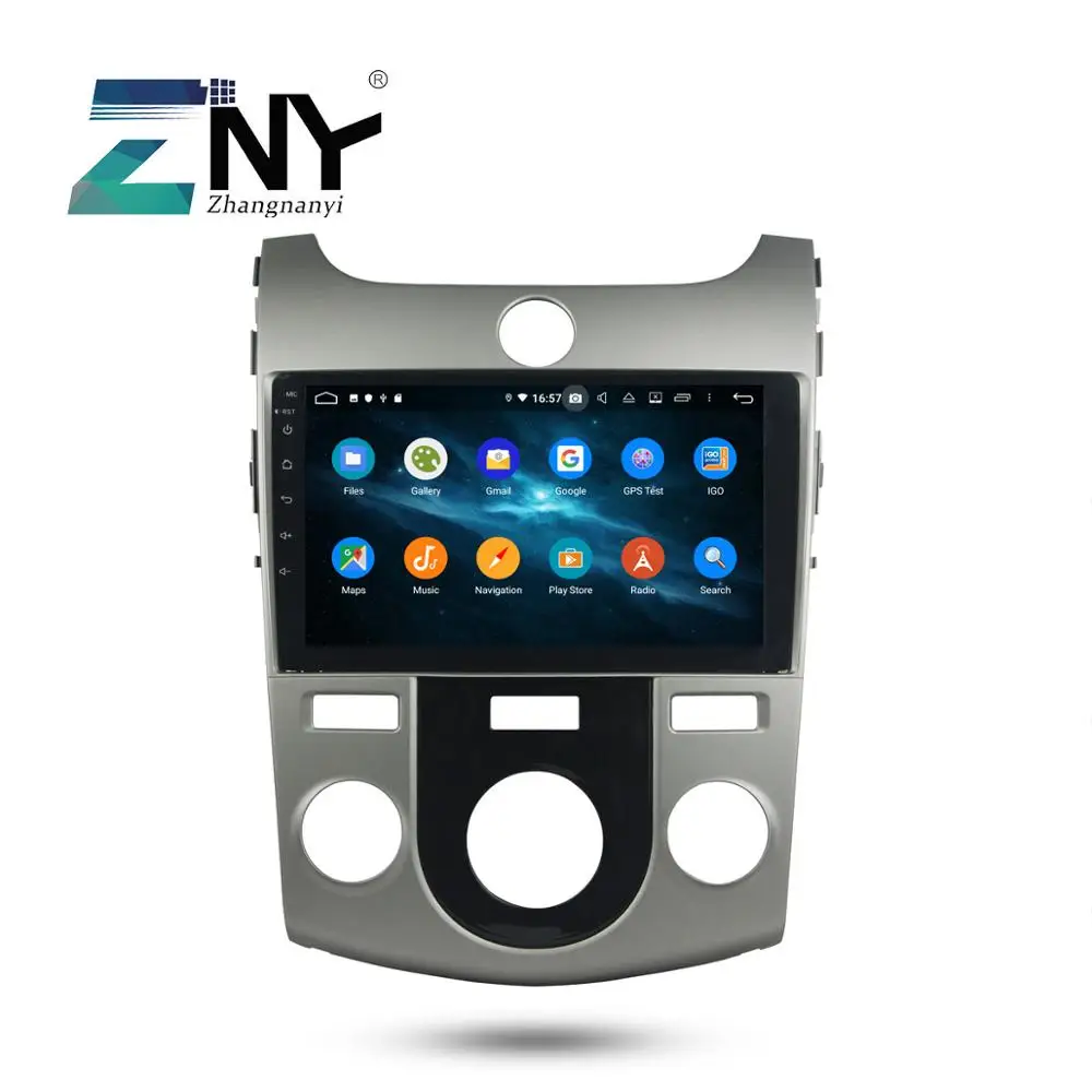 Cheap Android 9.0 Car GPS Autoradio For Kia Forte Cerato 2008-2012 9" IPS Display Multimedia FM RDS BT WIFI Audio Video Stereo 4+32GB 1