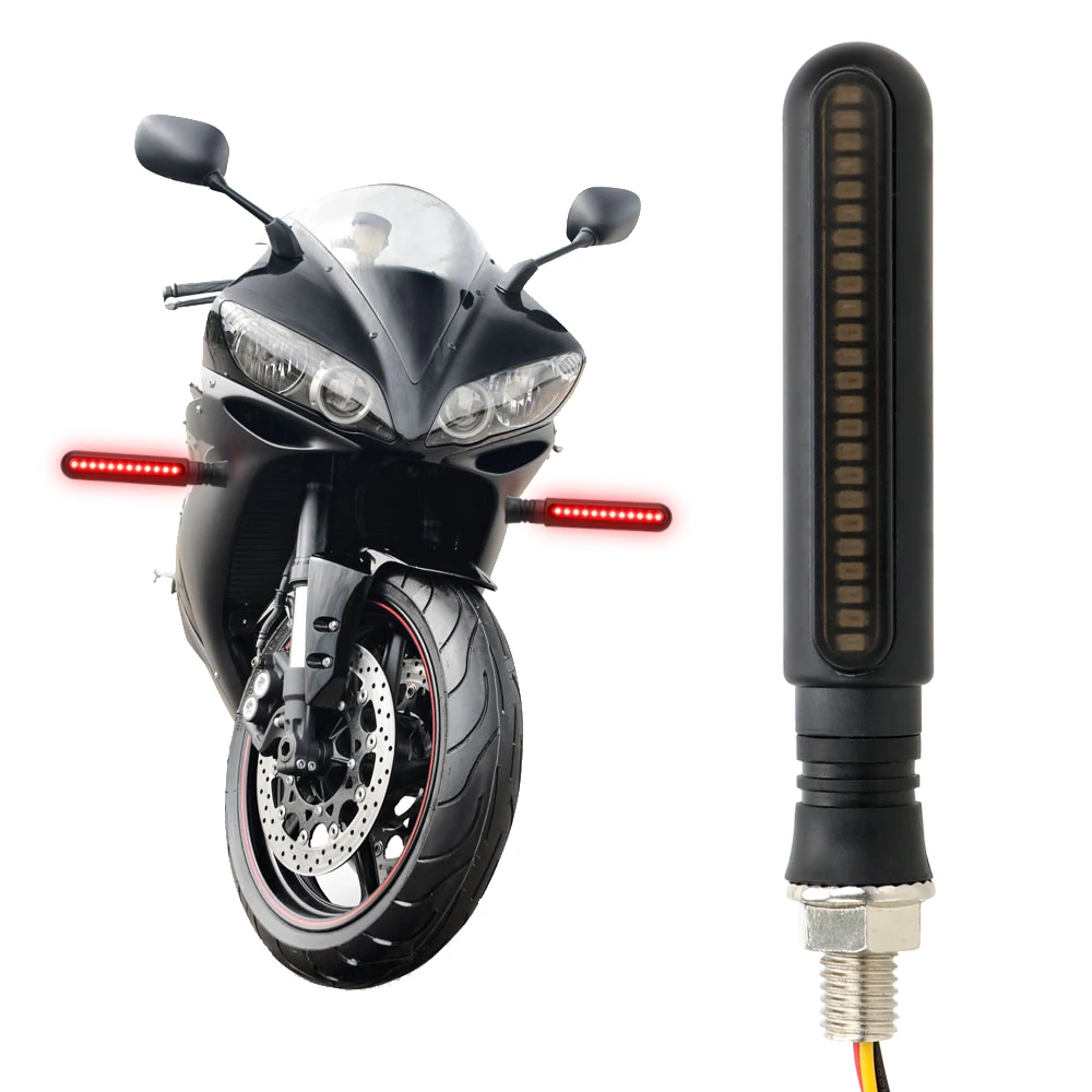 1 шт. мотоциклетные поворотные сигнальные индикаторы Moto модифицированный тормозной Свет 12V мотоцикл сигнальная лампа светодиодный Габаритные огни