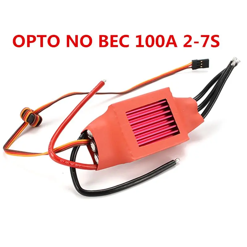 Красный кирпич 10A/50A/60A/70A/100A/125A/200A ESC бесщеточный ESC BEC/UBEC/OPTO/NO BEC для радиоуправляемого дрона квадрокоптера запасные части Аксессуары