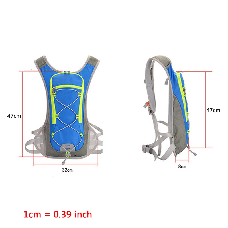في الهواء الطلق الرياضة مقوس الظهر 2L المياه حقيبة ل دراجة المشي تسلق الجبال تشغيل الدراجات المياه المثانة الترطيب