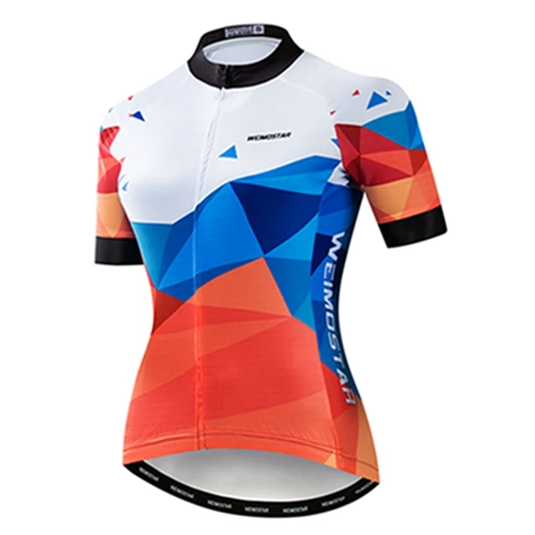 Женская велосипедная Джерси профессиональная команда Велоспорт Джерси Ropa Ciclismo мотобайк, велосипед, велотренажер одежда летняя одежда для велоспорта Рубашка розовая - Цвет: CF2205