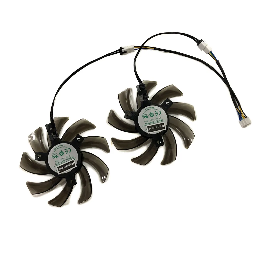 Двойные видеокарты GA91S2U/PLD09210S12HH охлаждающий вентилятор GPU для Palit GTX1070Ti GTX1070 GTX1080