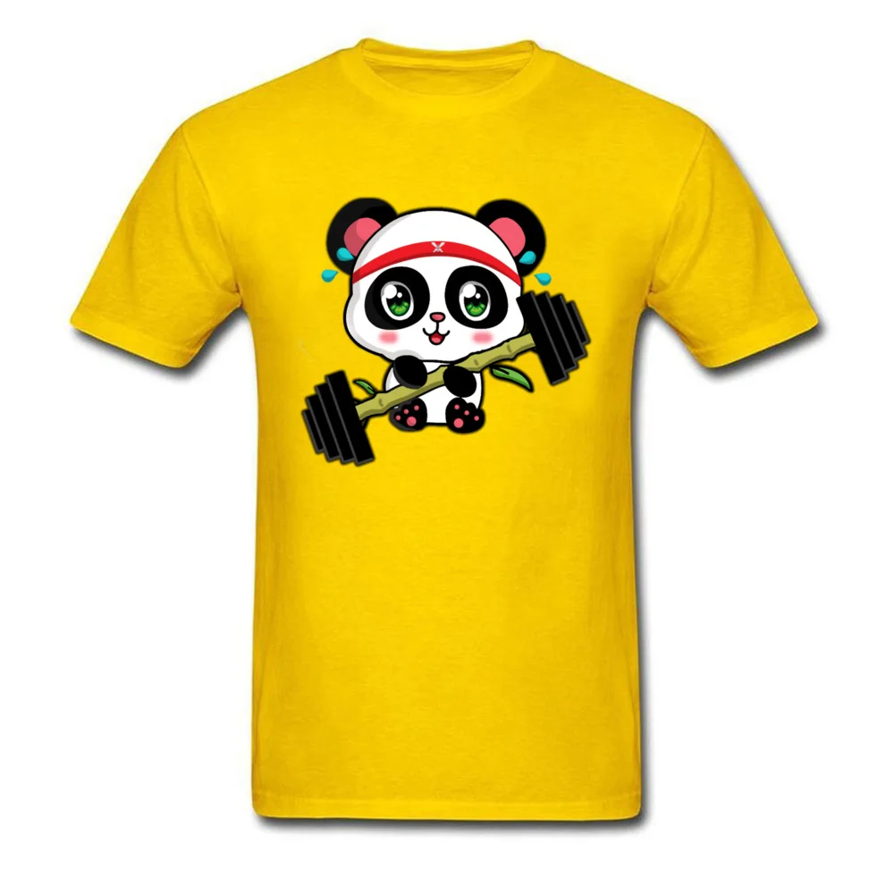 Panda Bench Workout Shirt_yellow