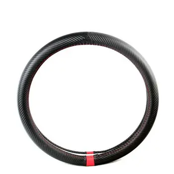 

Car-Styling ///M Carbon Fiber Leather PU Steering Wheel Cover For BMW X1 X2 X3 X4 X5 X6 M1 M2 M3 M4 M5 M6 M7 Series