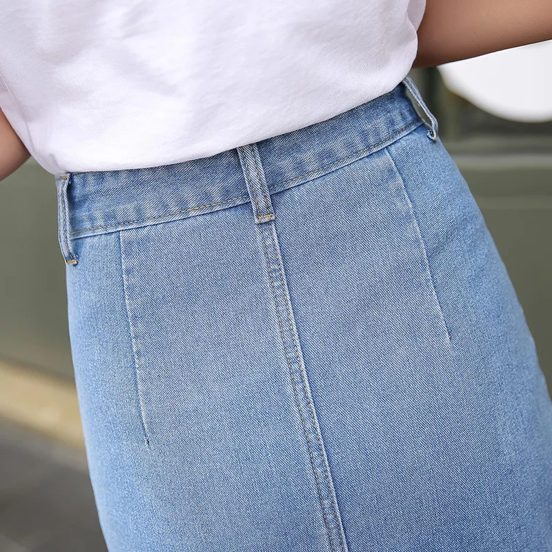 Женская обтягивающая юбка длинные джинсы с разрезом 2019|long skirt|denim skirthip skirt |