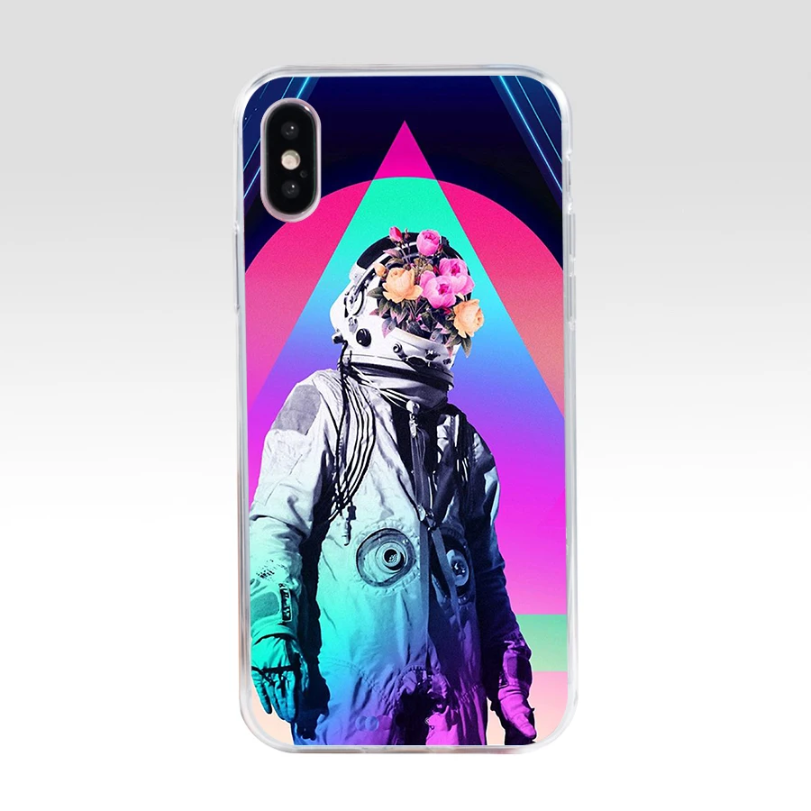 16 129SD эстетика vaporwave Мягкий Силиконовый ТПУ чехол для телефона для iphone 5 5s se X XR XS Max чехол - Цвет: 16