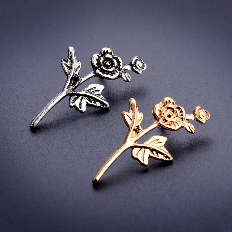 Hot Blossoms Flower Brooch Pins Button Pins Denim Jacket Pin Badge