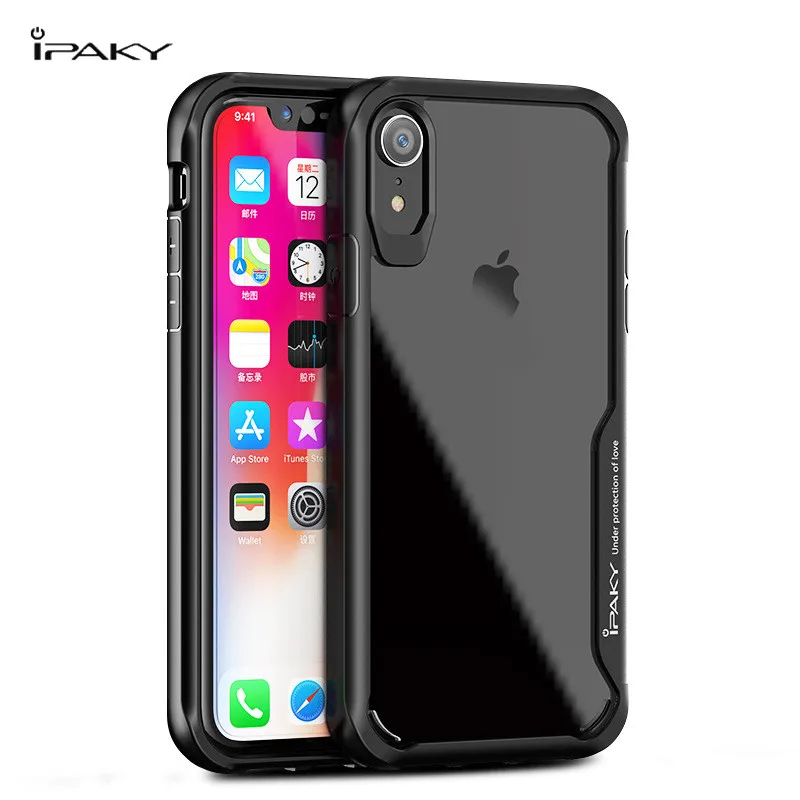 Чехол IPAKY для iphone XS MAX чехол телефона x xr 10 прозрачный противоударный бампер apple 6 6s 7