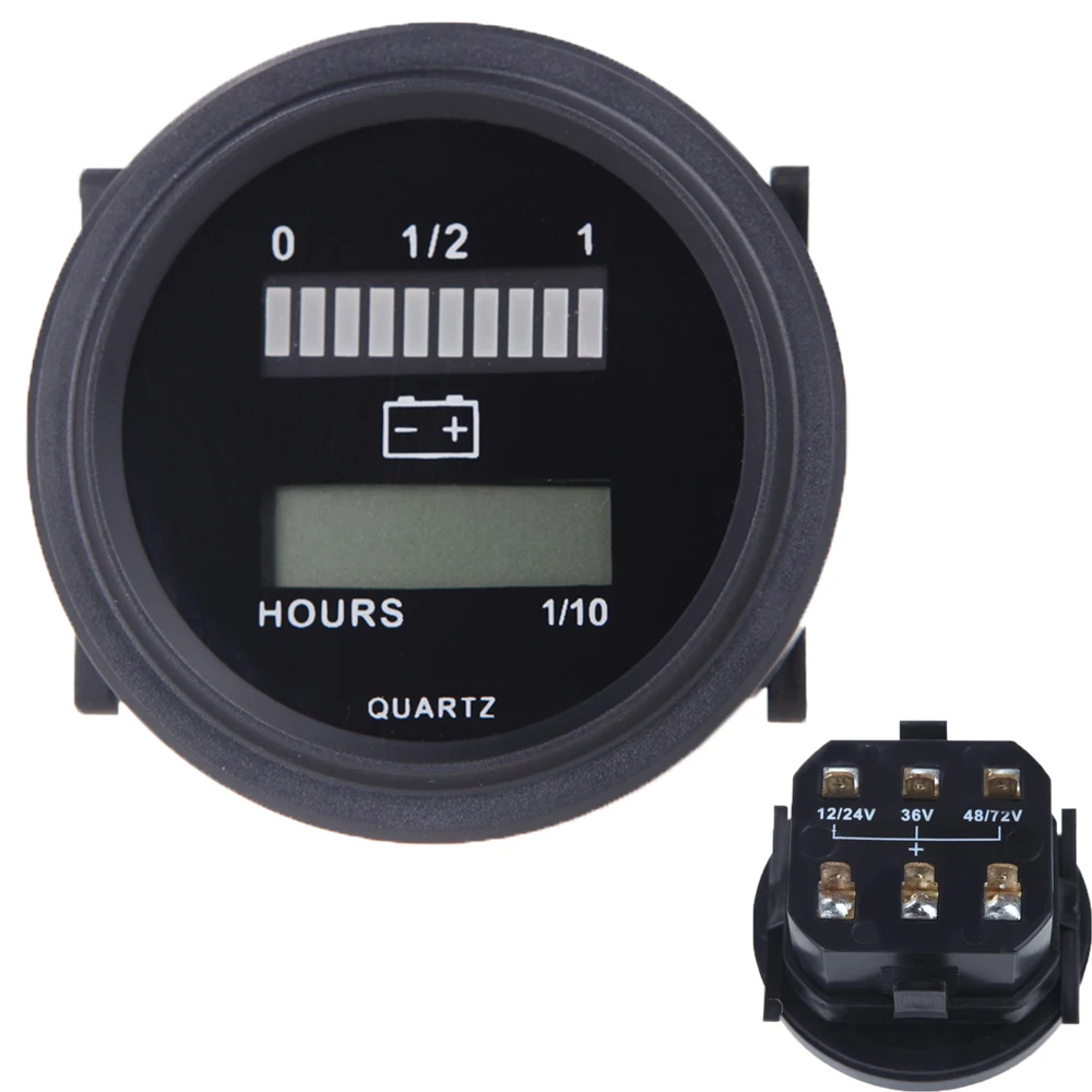 DC 12V 24V 36V 48V 72V LED Digital font b Battery b font Status Charge Indicator