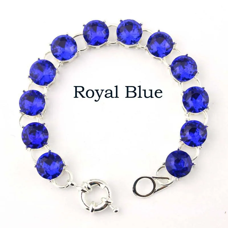 B1484 Silver Royal Blue