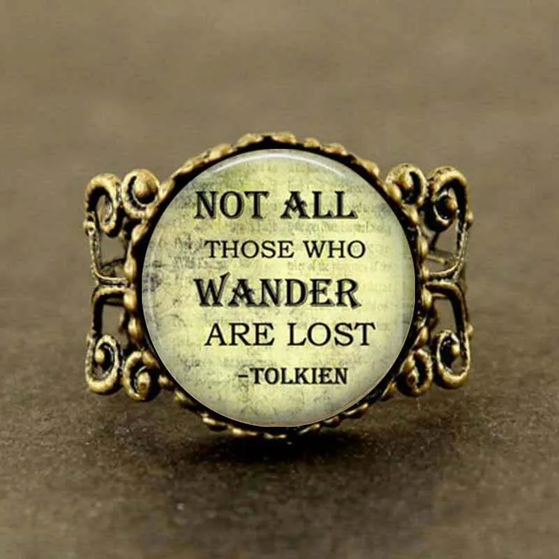 

2017 New art glass dome Ring Peter Pan Quote Peter Pan jewelry glass photo