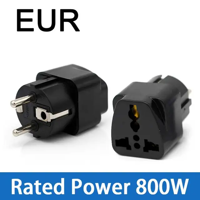 Europa Plug Adapter UE Euro Europeia Universal Adaptador de Viagem