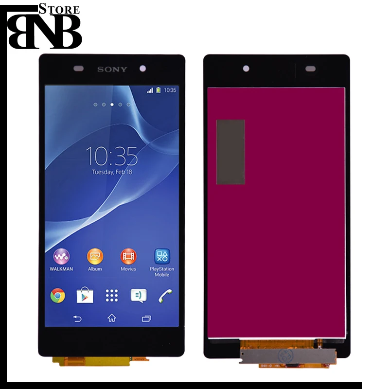 

AAA 5.2 INCHES For Sony Xperia Z2 L50W D6502 D6503 LCD Display with Digitizer Touch Screen Assembly Black