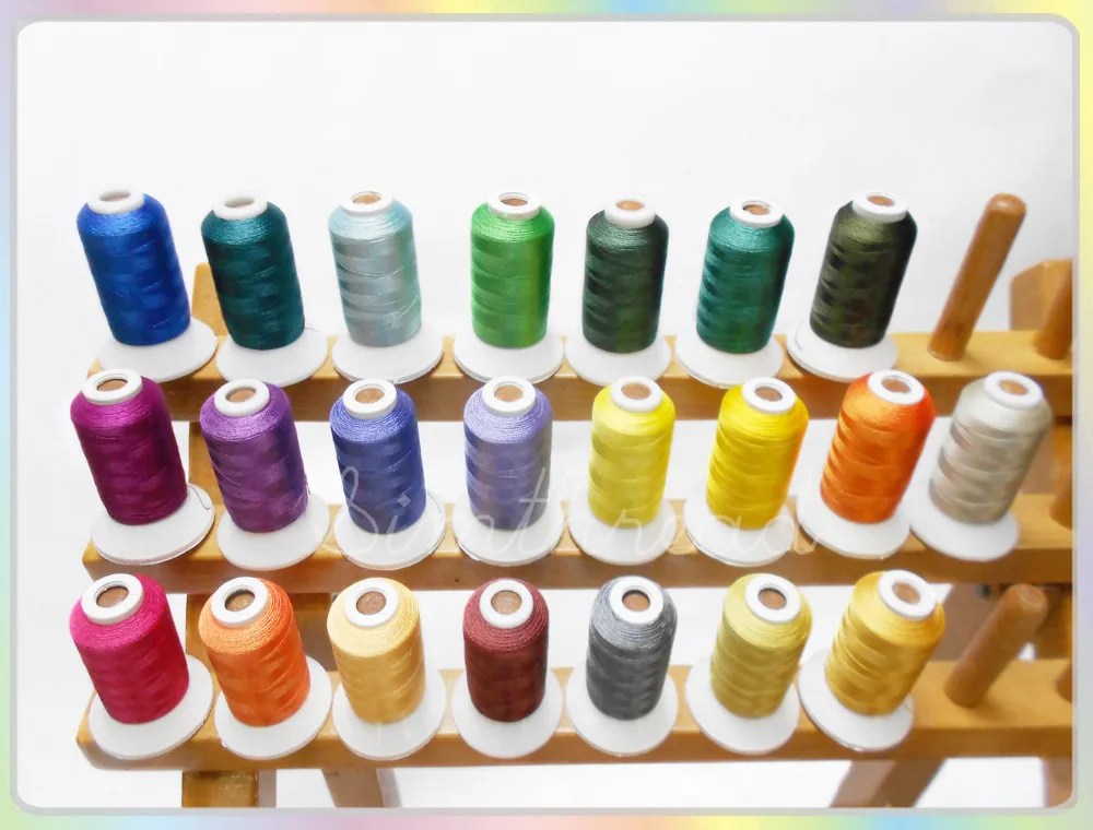 

NEW 22 Brother Colors Embroidery Machine Thread 550Yards/spool Free Ship