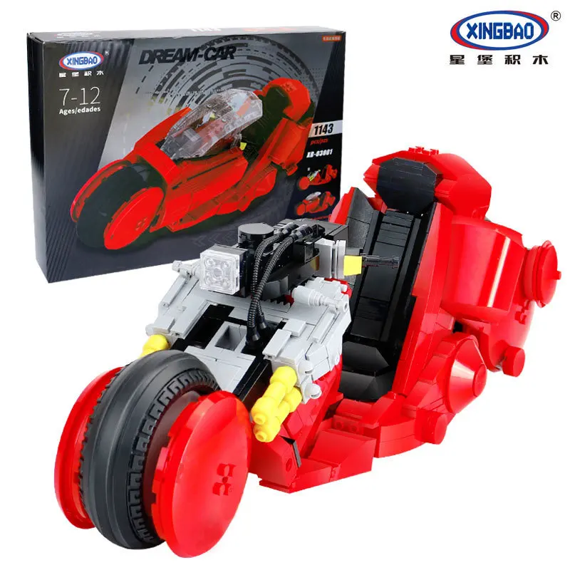 XINGBAO 03001 1143 шт. набор Citizen Akira Moto строительные блоки кирпичи собранные DIY