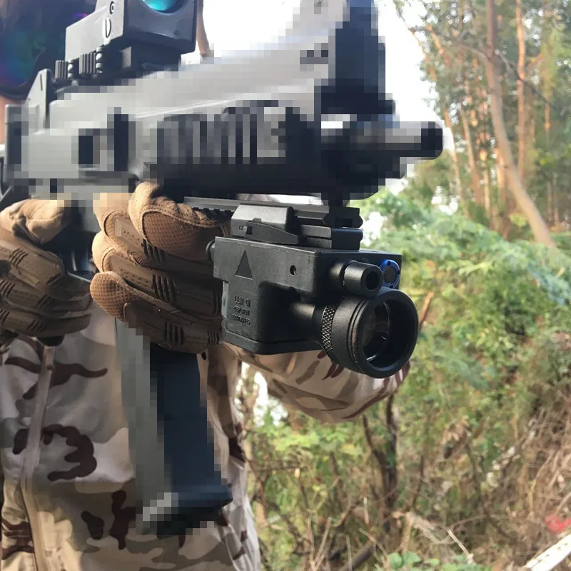 Elemento Airsoft Nova Versão Red & ir Laser Lanterna Infravermelha Tático Luz Led Vermelho Dot Softair Totalmente Funcional Preto Ellm01 19 Luzes de armas