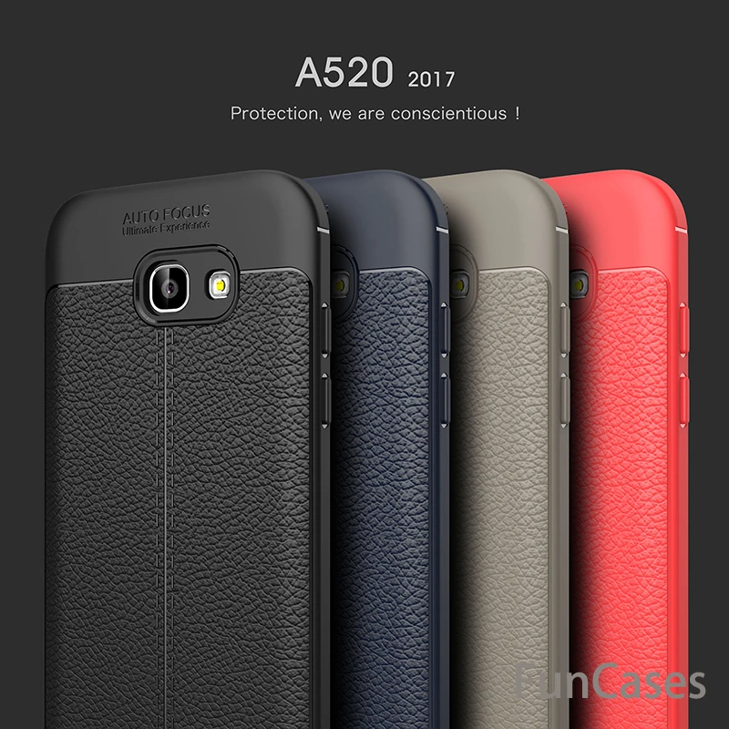 Для Samsung Galaxy A5 2017 чехол Роскошный мягкий ТПУ кожаный для A3 A7 J3 J5 J7 премьер