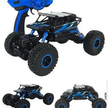 RC автомобиль 2,4 ГГц Рок Гусеничный ралли автомобиль 4WD грузовик 1:18 Масштаб Внедорожный гоночный автомобиль багги Электронное Дистанционное управление модель игрушки 1802