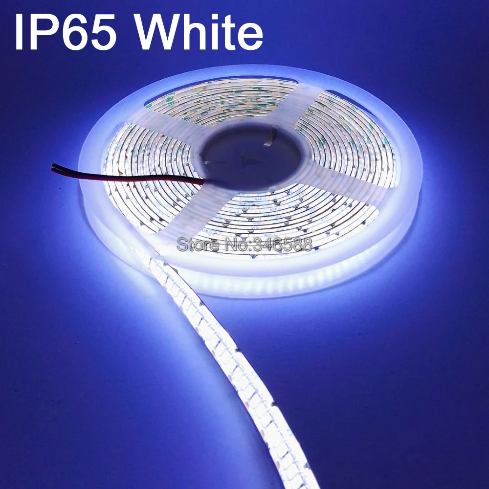 5 м 2835 Светодиодная лента 240 светодиодный s/m DC12V высокая яркость гибкий светодиодный лента теплый белый/синий/RGB 10 мм PCB IP20 IP65