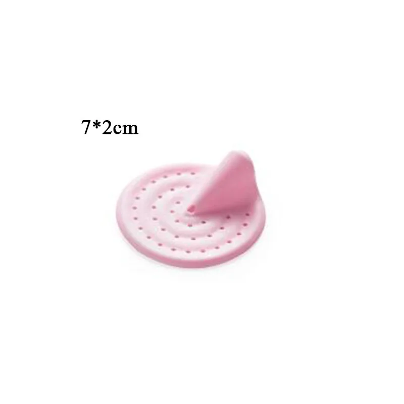 FEIGO Kitchen Bathroom Accessories Bathroom Sewerage Anti-Clogging Hair Strainer Shower Drain cover Kitchen Sink Filter F671 - Цвет: F671 Small Pink