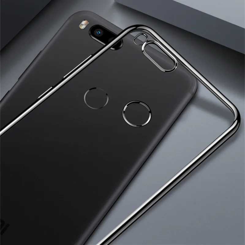 

Global Version For Xiaomi Mi A1/A2 Lite Case Luxury Plating Silicone Soft TPU Back Cover Accessory Coque Fundas For MiA1/MiA2/6X