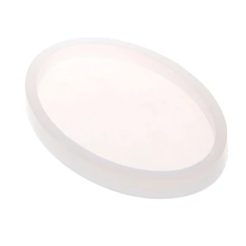 

JAVRICK 10cmx7cm New Pottery Base Mud Board Mold Grade Silicone Jewelry Making Mould DIY Resin Handmade 2S90329