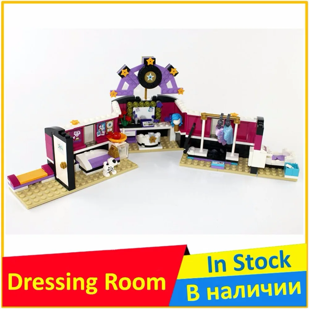 

Pop Star Dressing Room 41104 Buidling Blocks Model Toys For Children BELA 10404 Compatible legoed Friends Bricks Figure Set
