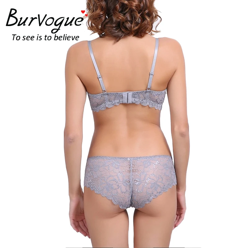 Комплект женского нижнего белья из бюстгальтера пуш ап и трусиков|bra set|lace bra