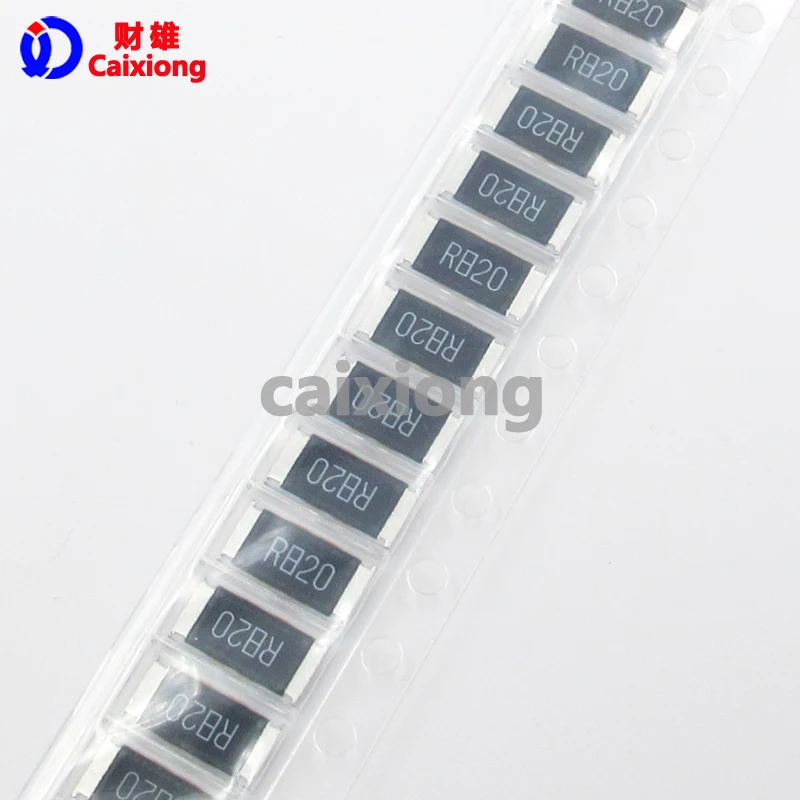 50pcs 2512 SMD Resistor 1W 1% 6432 0.82R 0.82 ohm R820 820 mohms 0.91R ...