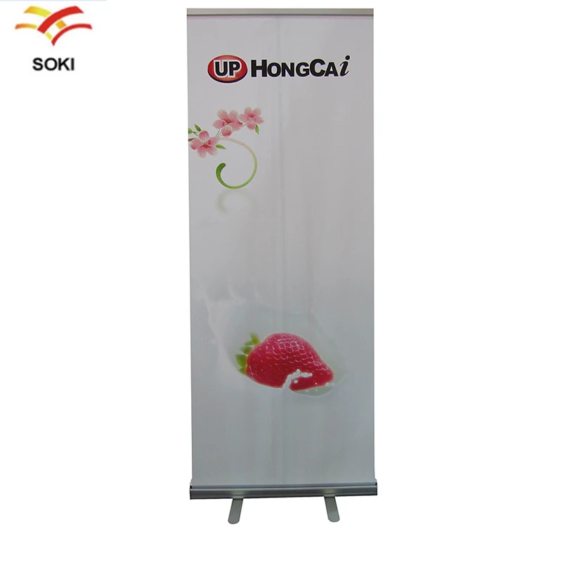 

Wedding decoration Roll Up Banner Stands custom logo retractable PP Banner Displays Stand with printing